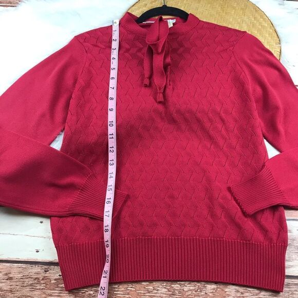 Vintage 1980’s givenchy sport red neck‎ tie sweater - Picture 2 of 7